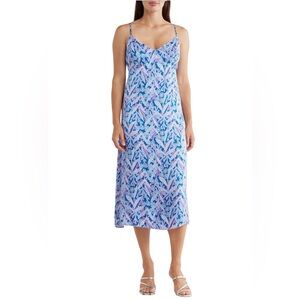 NWT Lily Pulitzer Keana Satin slip dress summer vacation size 0